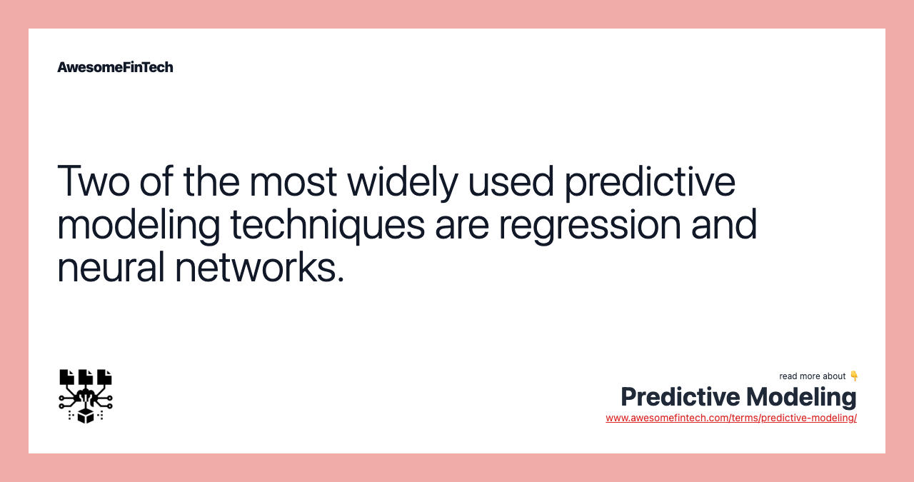 Predictive Modeling Awesomefintech Blog